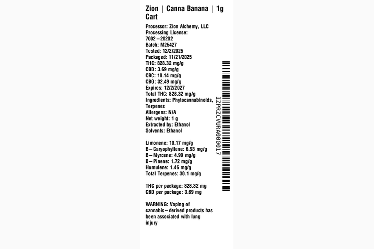 Canna Banana by Zion