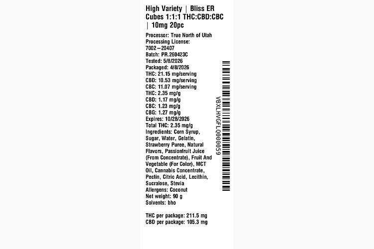 Bliss ER Cubes by High Variety