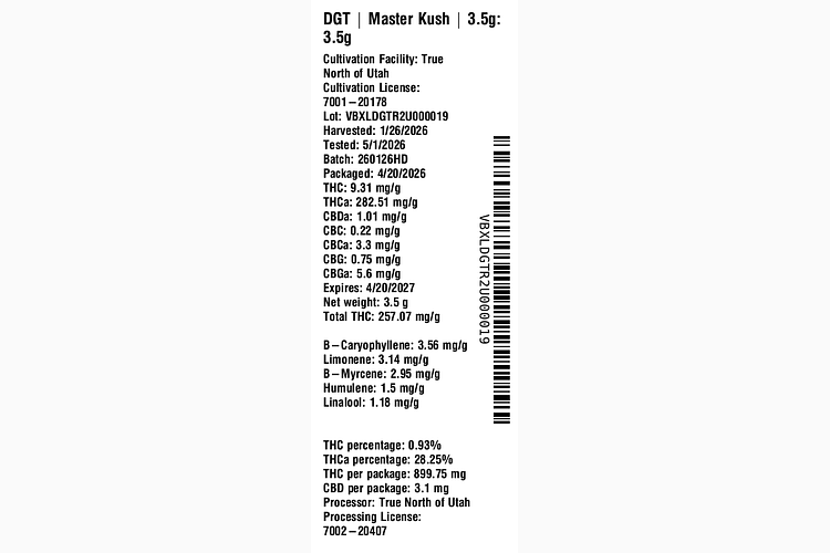 Master Kush by DGT