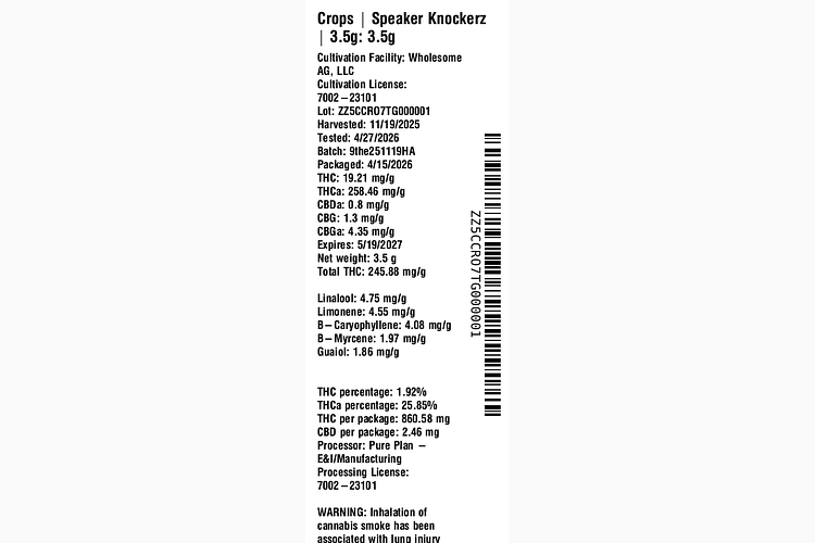 Speaker Knockerz by Crops