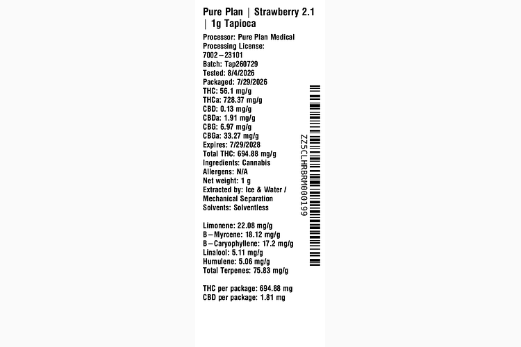 Strawberry 2.1 by Pure Plan