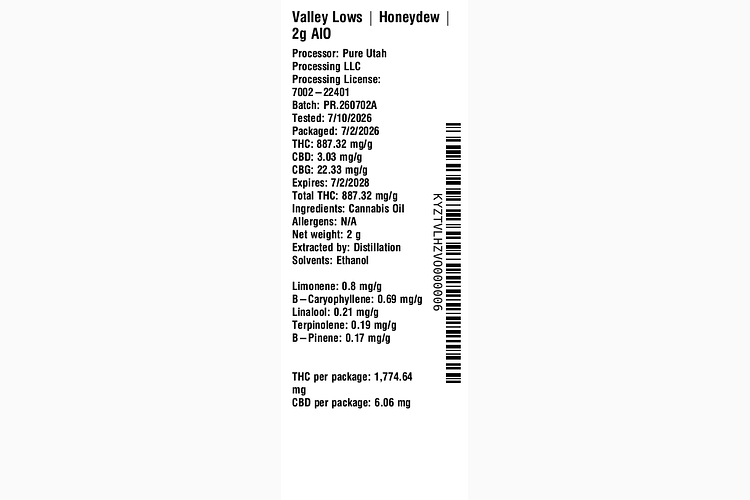 Honeydew by Valley Lows