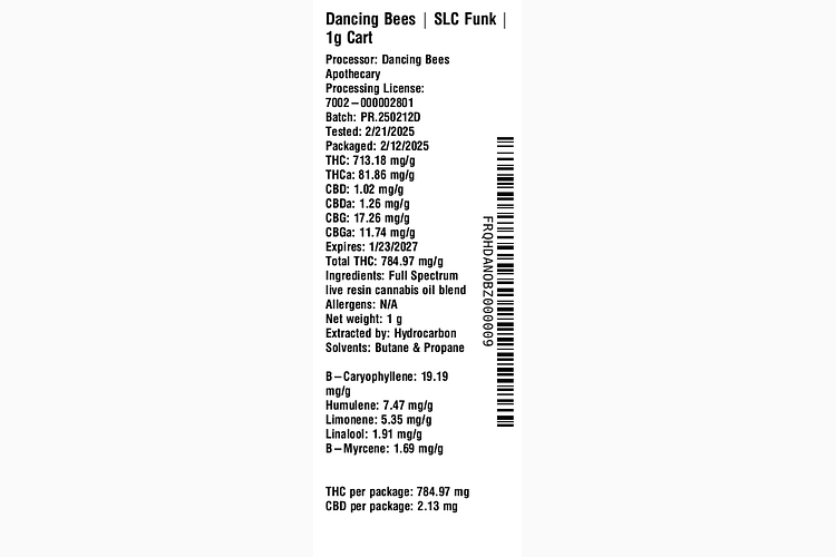 SLC Funk by Dancing Bees Apothecary