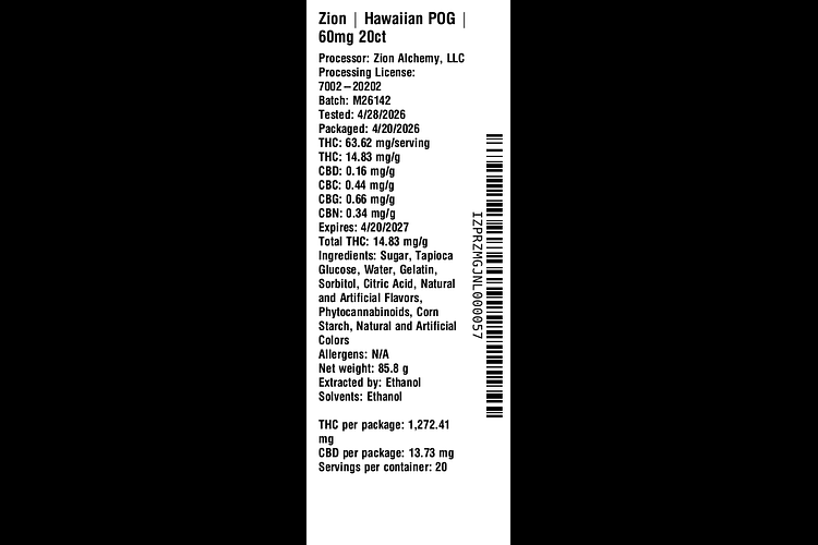 Hawaiian POG by Zion