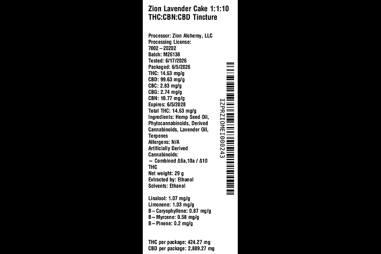 Lavender Cake by Zion