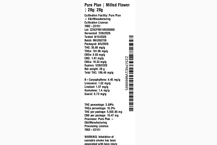 Milled Flower by Pure Plan