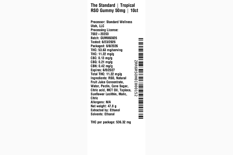 Tropical RSO by The Standard