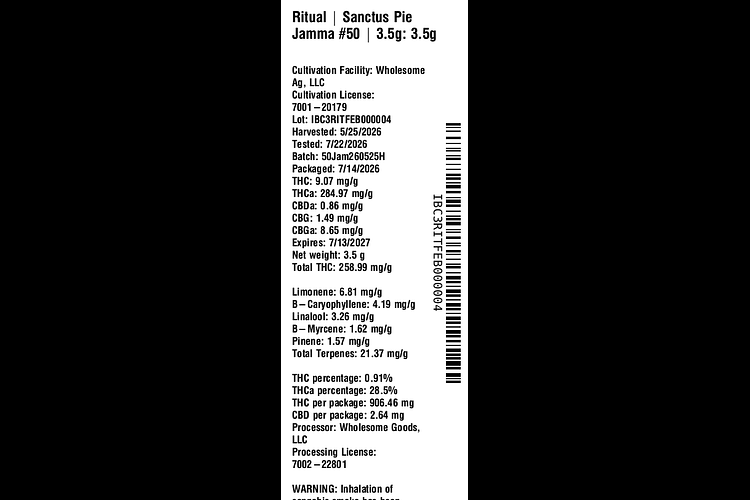 Sanctus Pie Jamma #50 by Ritual