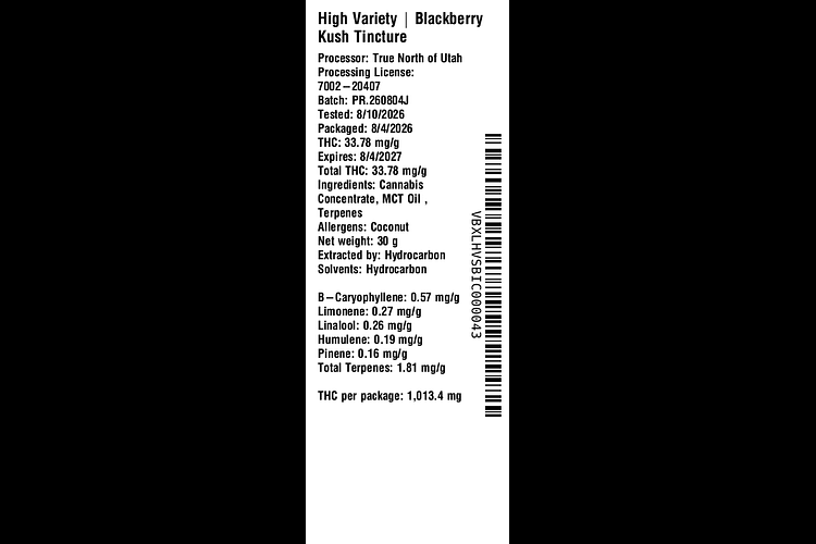 Blackberry Kush by Hi Variety