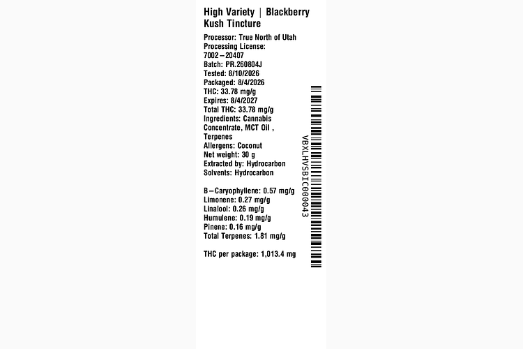 Blackberry Kush by High Variety