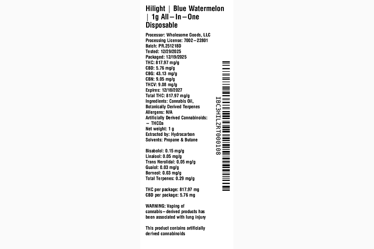 Blue Watermelon All-In-One by Hilight