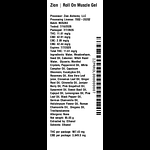 Menthol Roll-On Body Gel by Zion