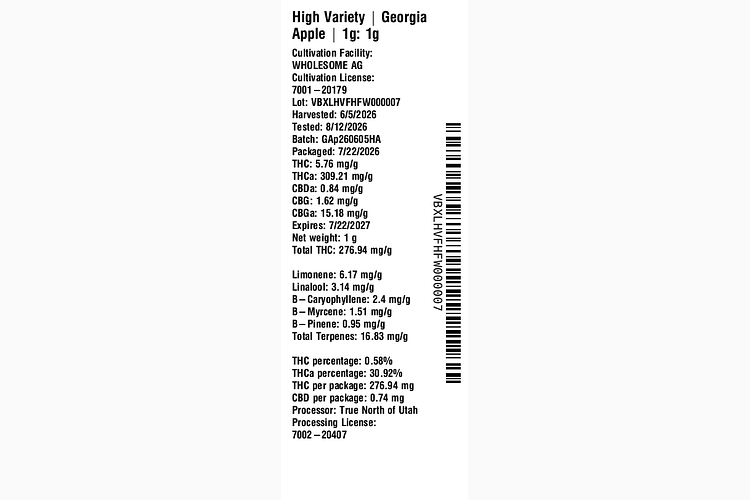 Georgia Apple by High Variety