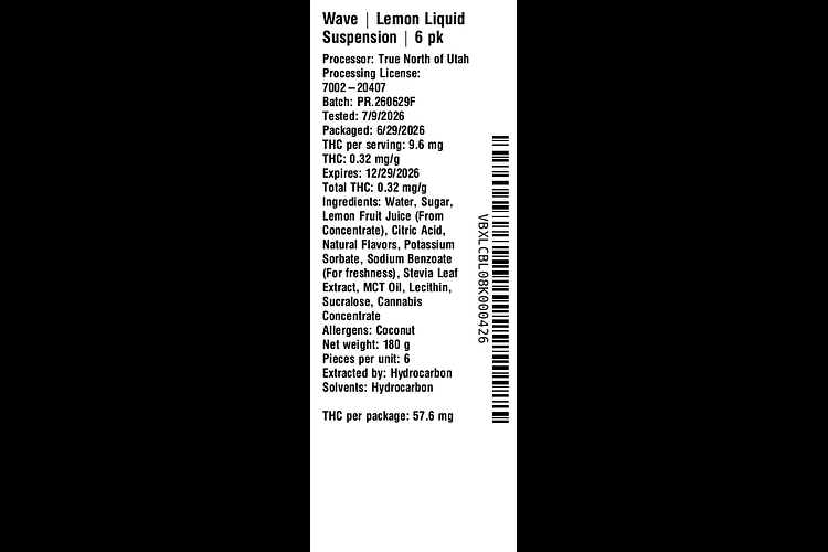 Lemon Liquid Suspension by Wave