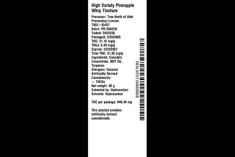 Hi Variety Pineapple Whip – 30ml Tincture | WholesomeCo