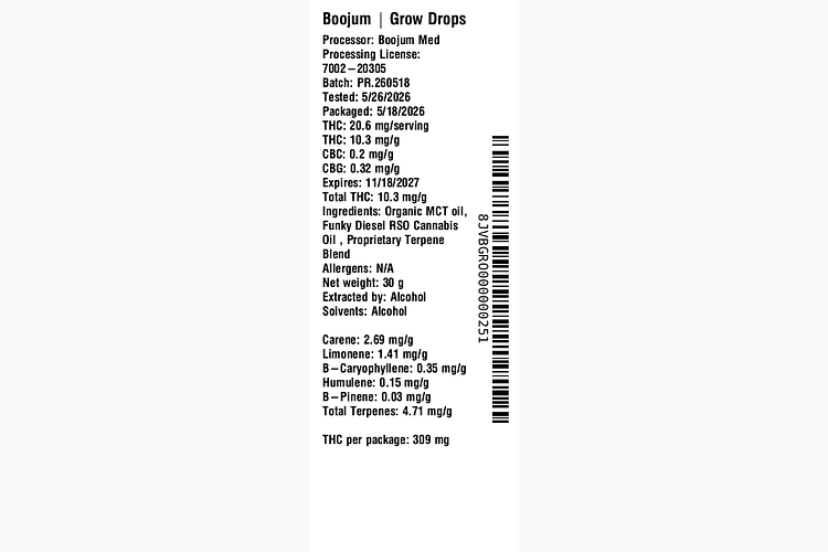 Grow Drops by Boojum