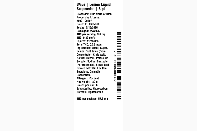 Lemon Liquid Suspension by Wave