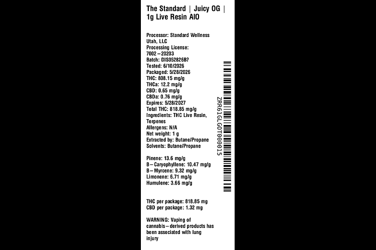 Juicy OG by The Standard