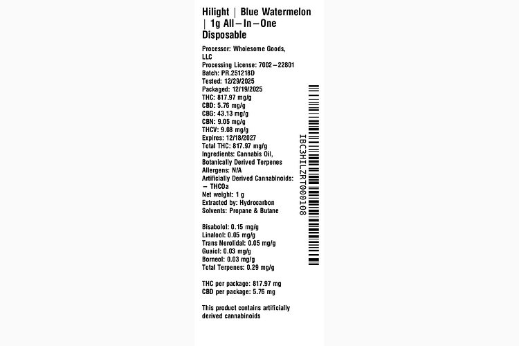 Blue Watermelon All-In-One by Hilight