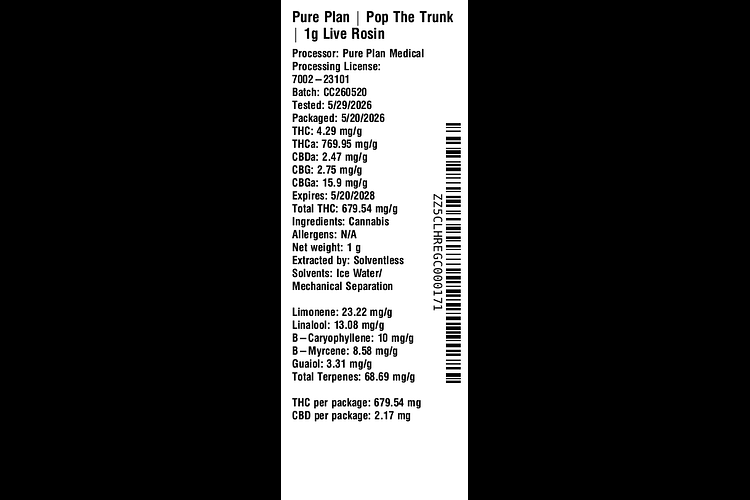 Pop The Trunk by Pure Plan