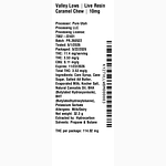 Live Resin Caramel Chew by Valley Lows