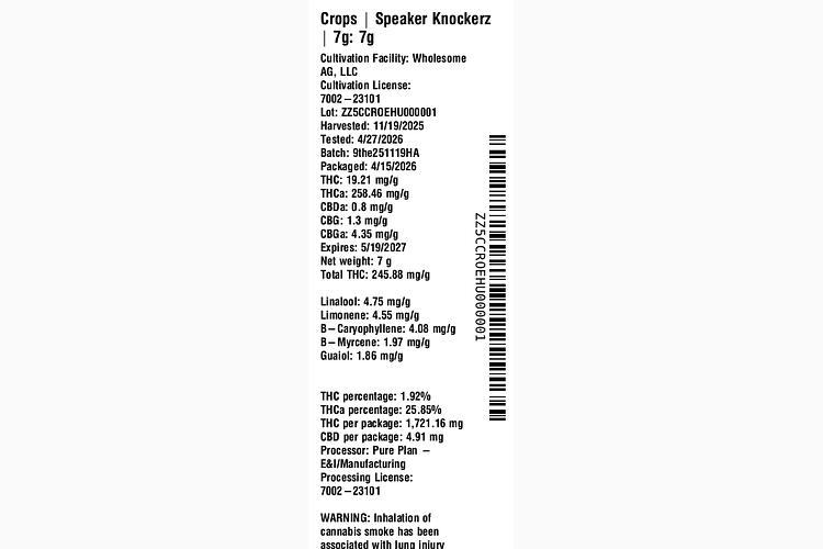 Speaker Knockerz by Crops