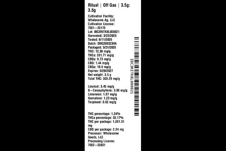 Off Gas by Ritual