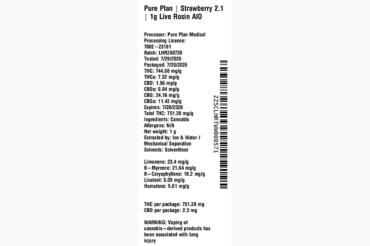 Strawberry 2.1 by Pure Plan
