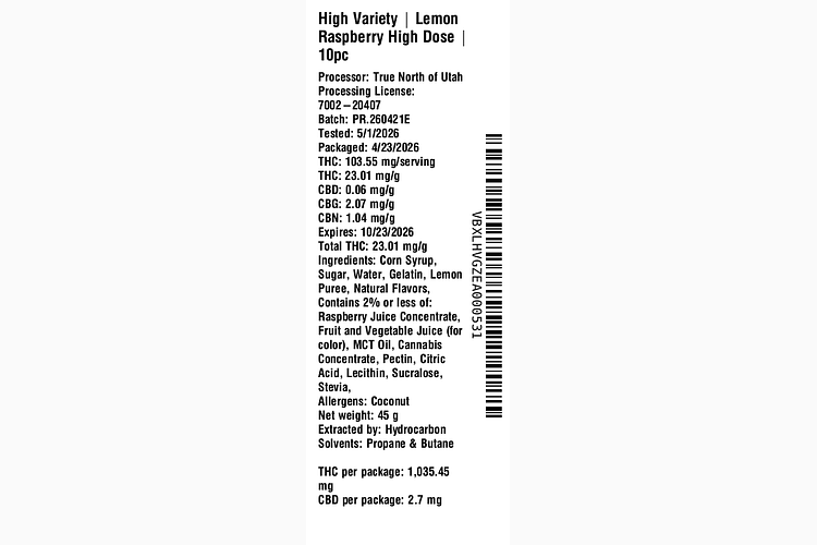 Lemon Raspberry by Hi Variety