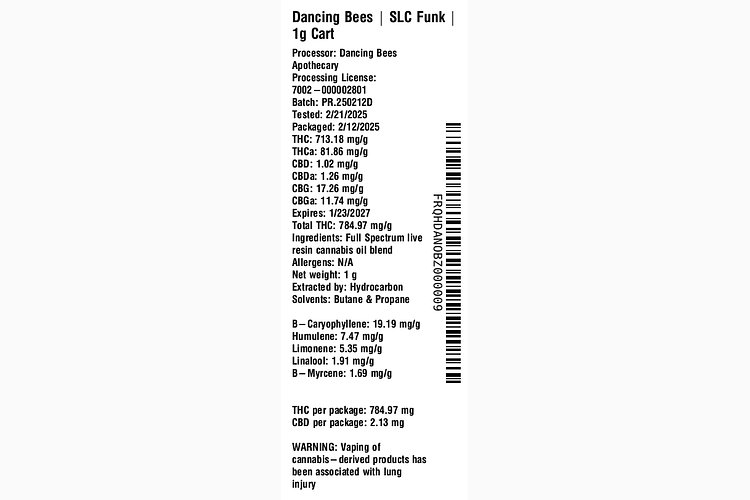 SLC Funk by Dancing Bees Apothecary