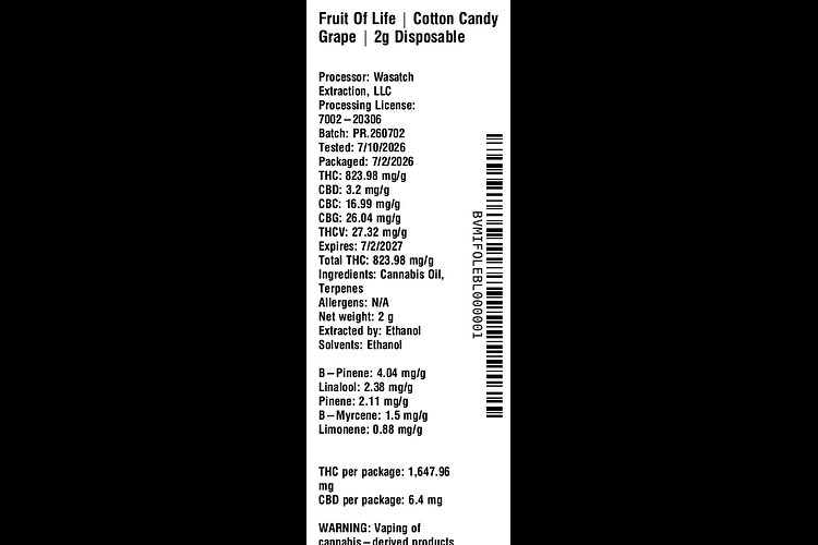 Cotton Candy Grape by Fruit of Life