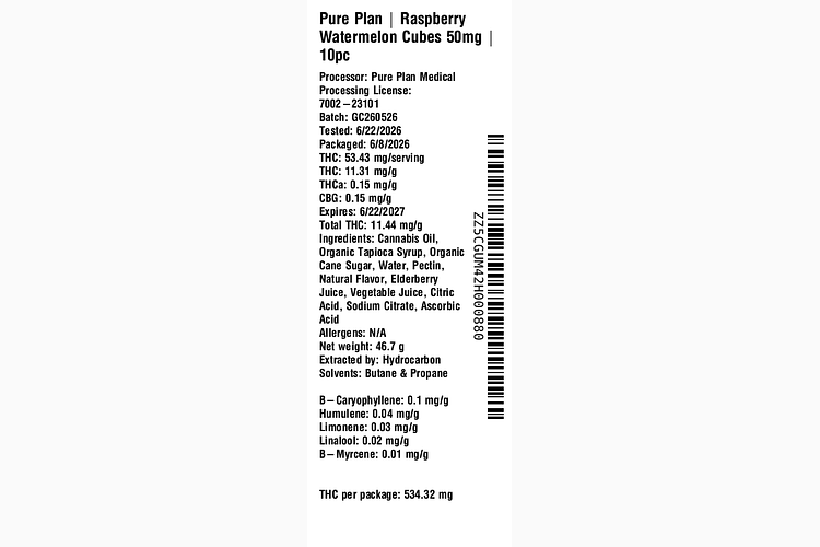 Raspberry Watermelon by Pure Plan