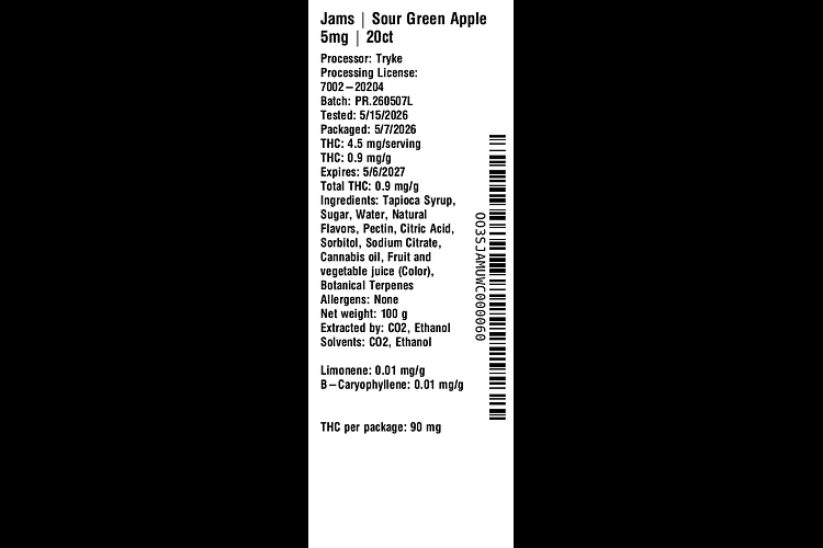 Sour Green Apple by Jams
