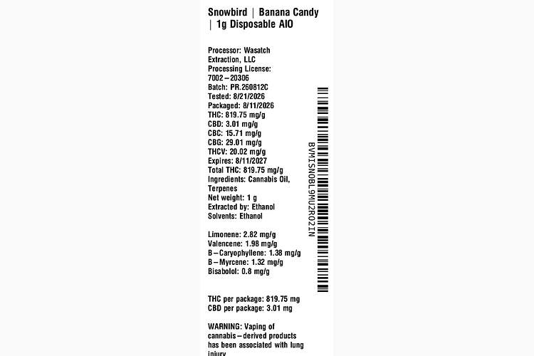 Banana Candy by Snowbird