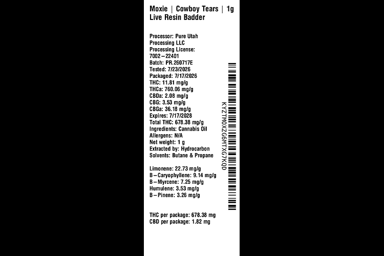 Cowboy Tears by Moxie