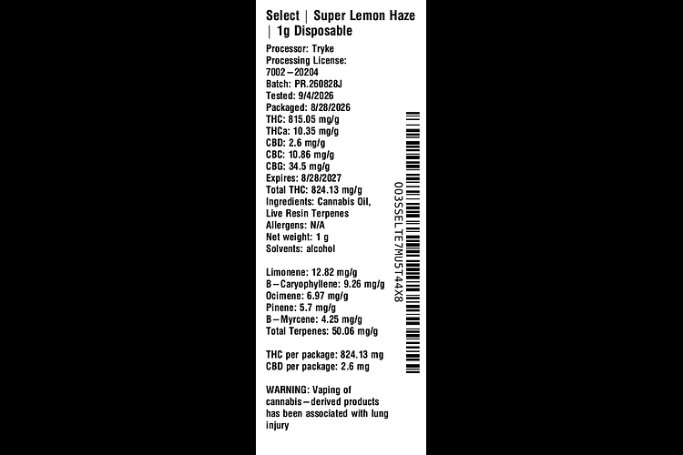 Super Lemon Haze by Select