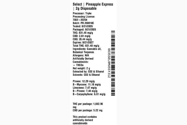 Pineapple Express by Select