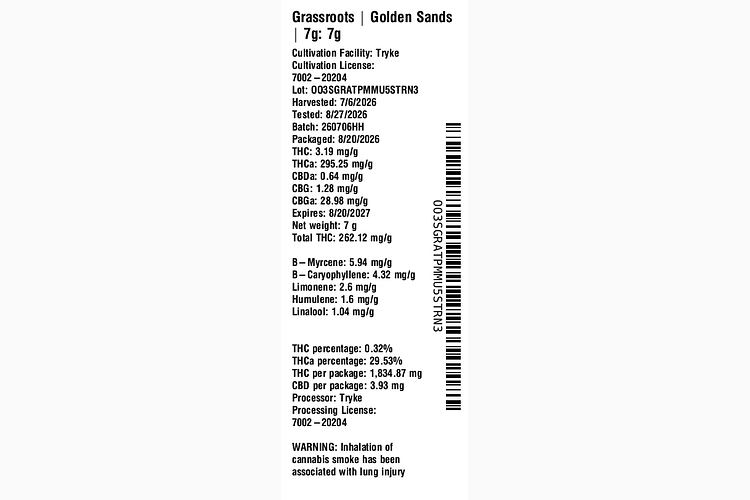 Golden Sands by Grassroots