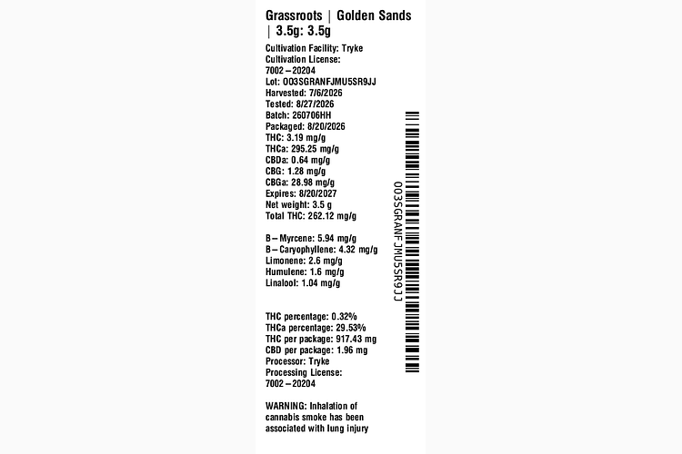Golden Sands by Grassroots