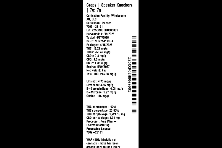 Speaker Knockerz by Crops