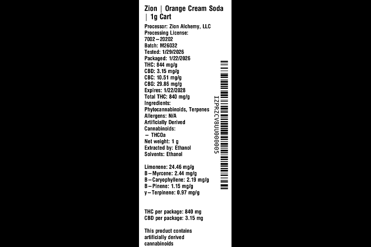 Orange Cream Soda by Zion