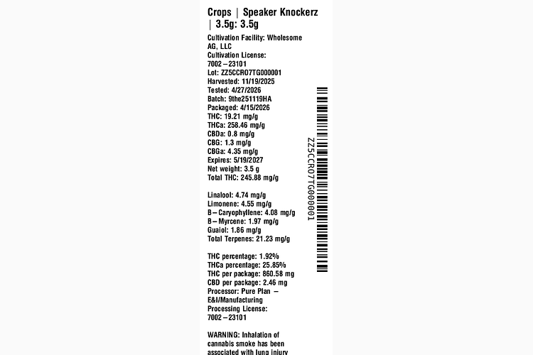 Speaker Knockerz by Crops
