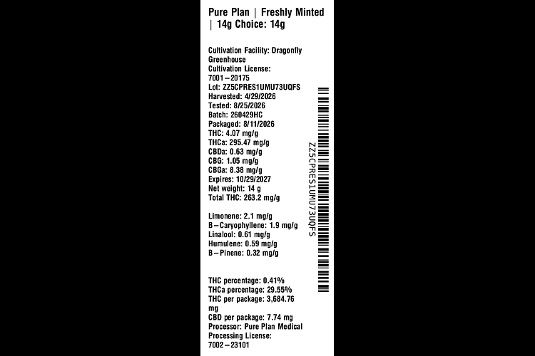Freshly Minted by Pure Plan