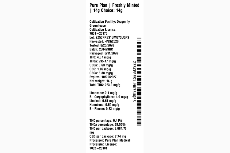 Freshly Minted by Pure Plan