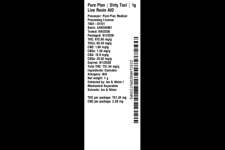 Dirty Taxi by Pure Plan