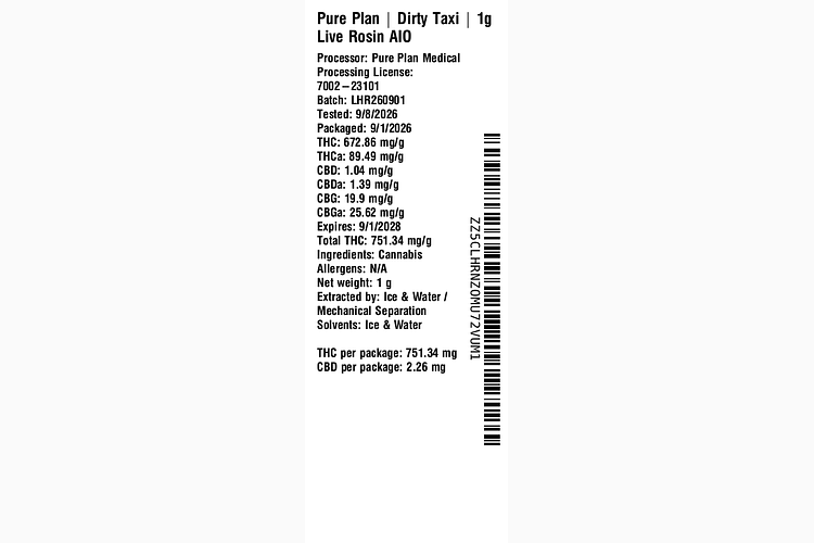 Dirty Taxi by Pure Plan