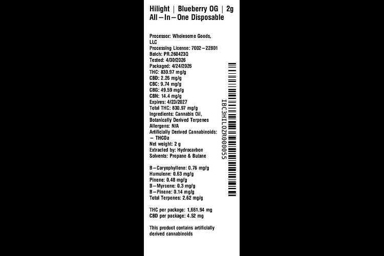 Blueberry OG by Hilight