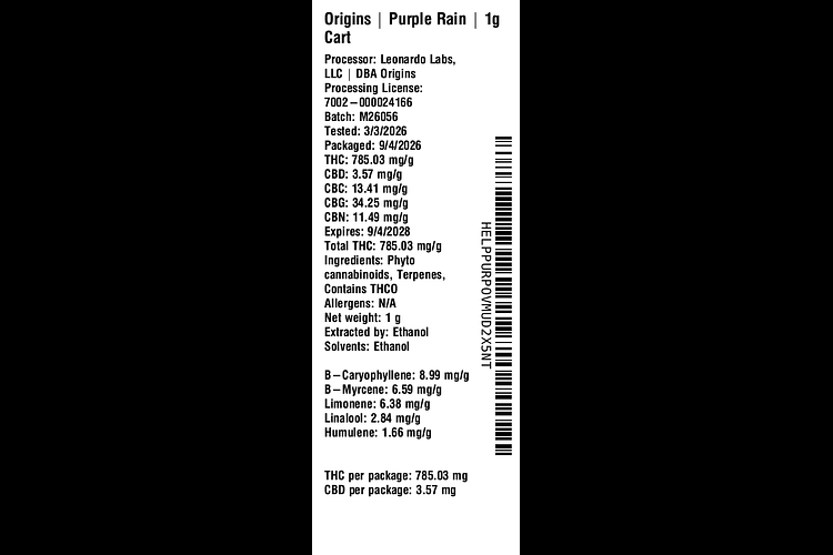 Purple Rain by Origins