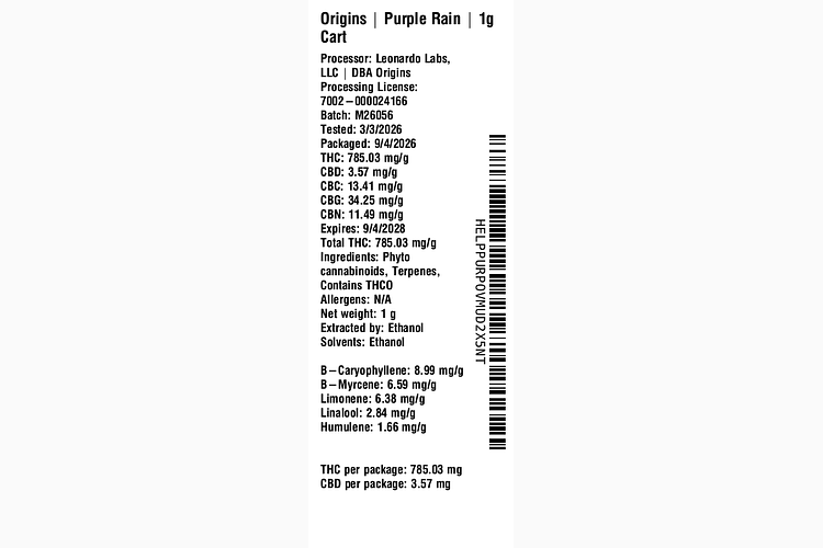 Purple Rain by Origins