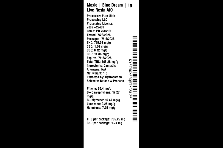 Blue Dream by Moxie
